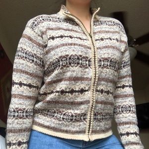 Vintage 90’s Tiara Women’s Zip-up Sweater